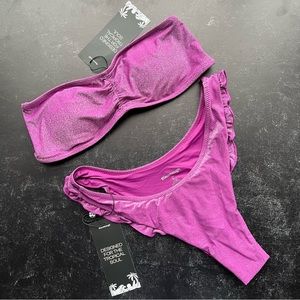 NWT Blackbough Palmo/Candice Bikini in Hollyhock Shimmer